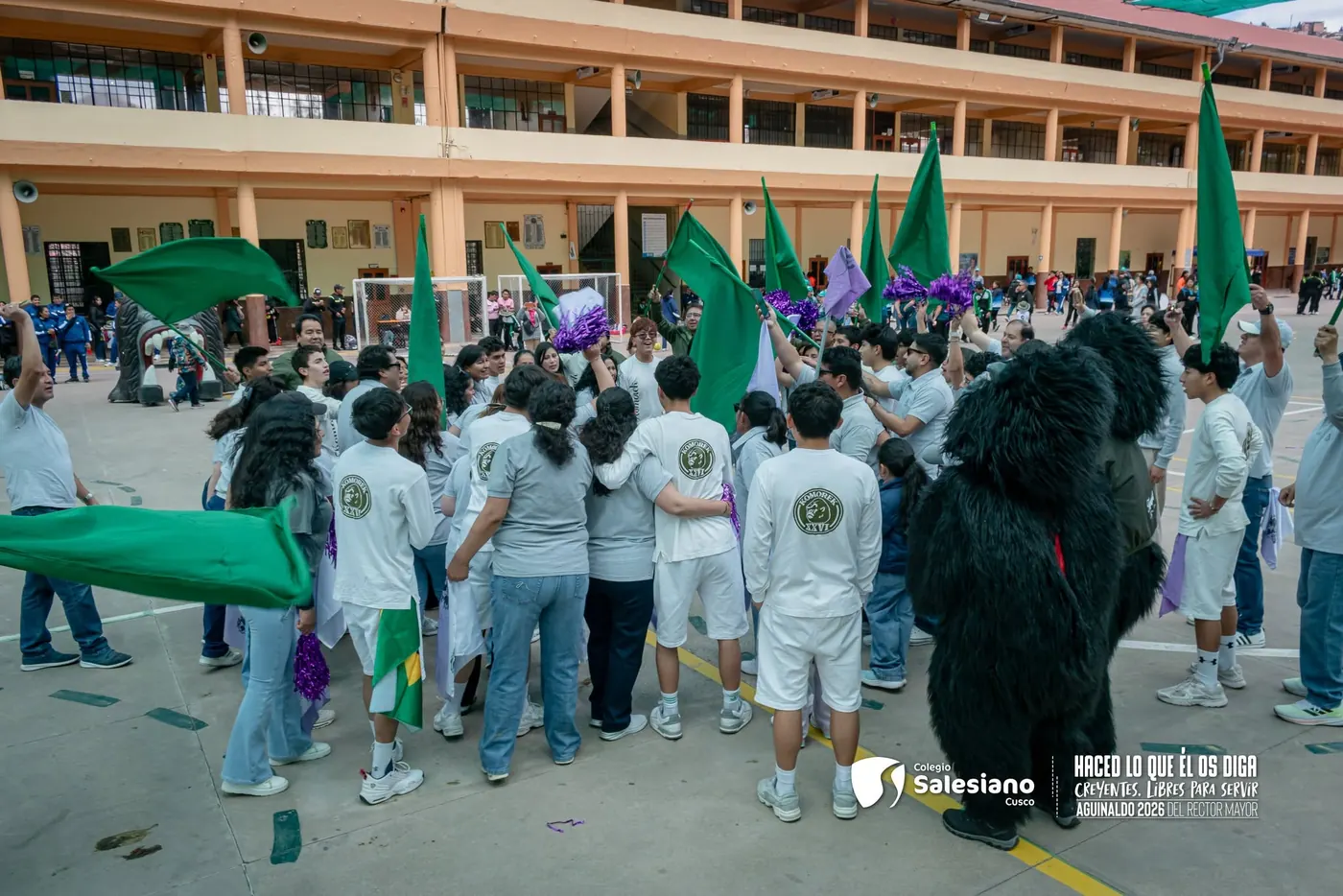 Actividad de grupos en Salesianos – Cusco